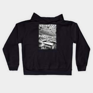 Vintage photo of Sao Paulo Bus Terminal Kids Hoodie